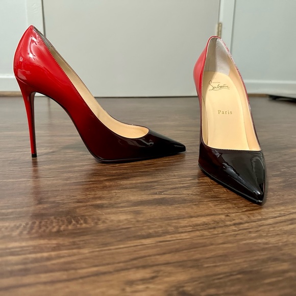 Gorgeous authentic Christian Louboutin Kate 100 mm Pumps - Red Bottoms - Picture 5 of 5
